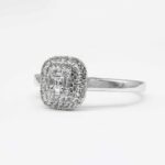 Infinity X.O Diamond Ring in Sterling Silver