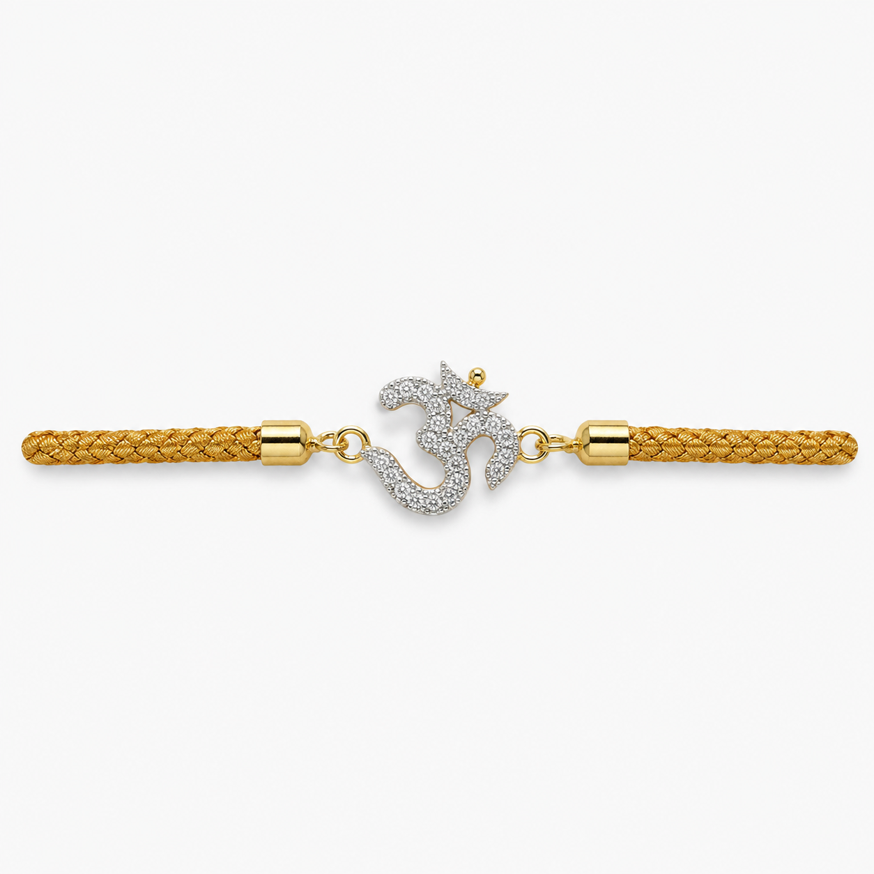Premium 925 Silver Om Rakhi(1) Premium 925 Silver Om Rakhi 02 - Image 1